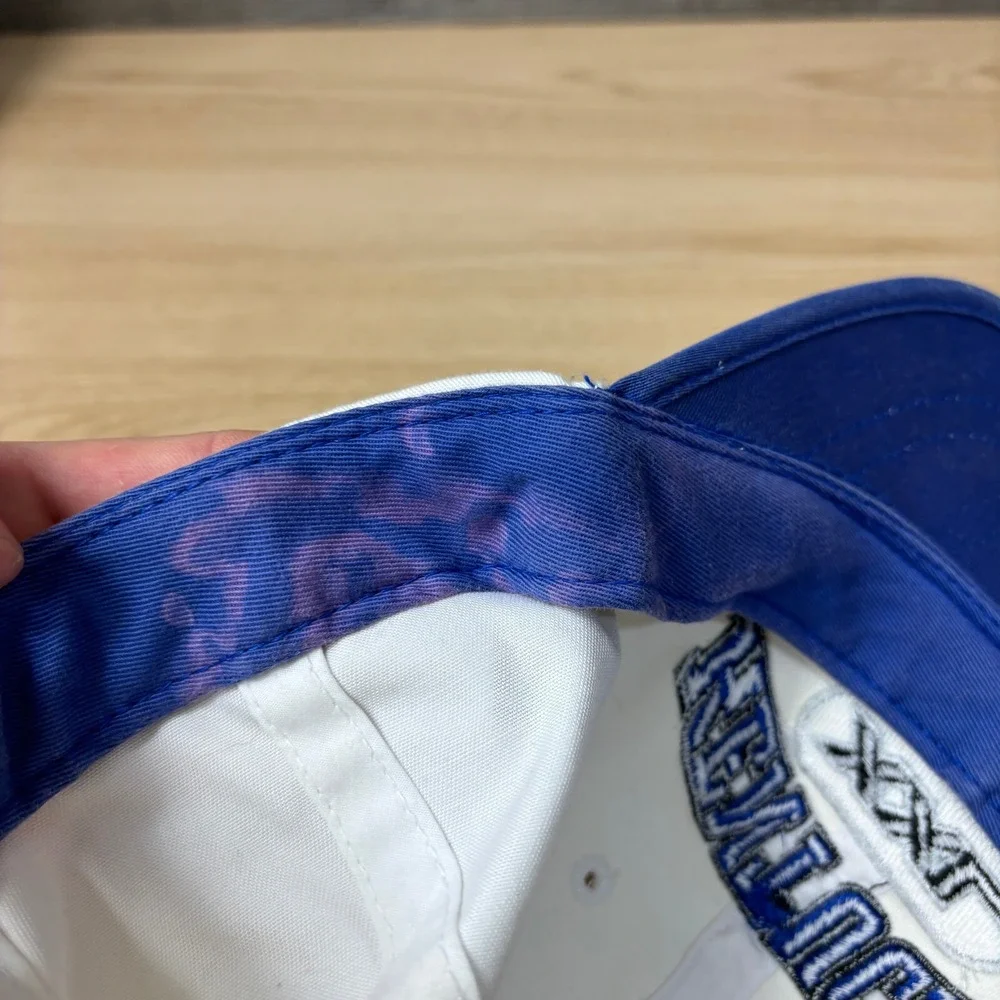 Vintage Kentucky Wildcats‎ Hat Cap Snap Back White Blue Embroidered Adjustable